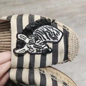 Kate Spade New York Garden Zebra Canvas Espadrille Size 5.5 thumbnail 5