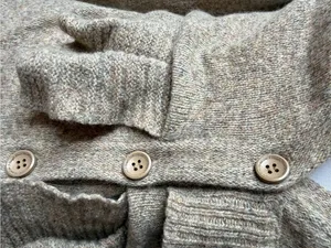 Anthropologie Moth Wool Split Decision Ruffle
Cardi Sweater Size Small thumbnail 4