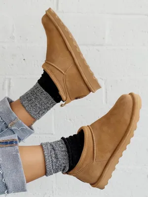 Bearpaw Women’s Super Shorty Wide Iced Coffee Size 8 New 360 Wide BearCoat thumbnail 1