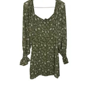 ✨🌿 Le Lis Floral Puff Sleeve‎ Mini Dress Size Medium 🌿✨ thumbnail 4