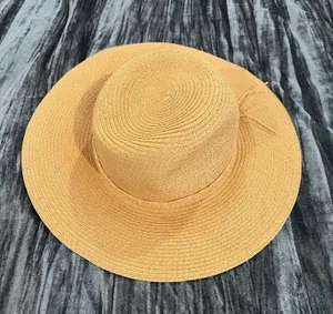 Stylish Tan Straw Hat by Style Co thumbnail 1