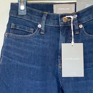 Everlane Blue Medium Wash Authentic Stretch Mid Rise‎ Skinny Jeans Size 23 thumbnail 7