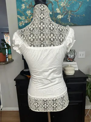 Y2K Blouse White thumbnail 2