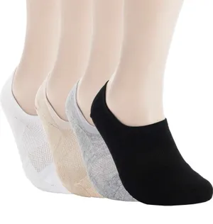 Pro Mountain No Show Socks Wide Toe Box Unisex Large 8 Pairs New Cushioned thumbnail 1