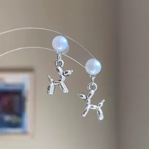 Handmade cute retro y2k ballon dog earrings 🐶🎈 thumbnail 3