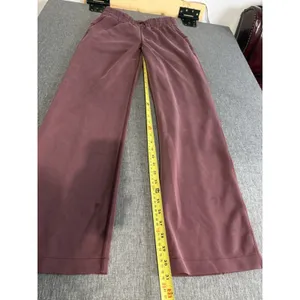 Lululemon women's Softstreme High Rise Maroon Pants Sz 6 thumbnail 5
