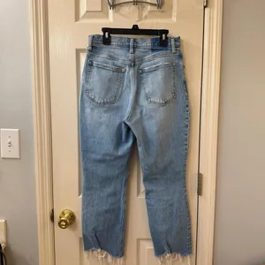 Abercrombie & Fitch The Kick Flare Ultra High Rise Jeans‎ Light Wash Size 28 thumbnail 6