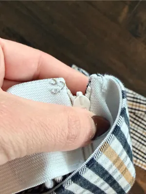 A New Day Blue and White Check Pants thumbnail 3