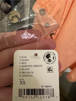 NWT Free People Free-Est Sightseer Linen Set - Honeyed Apricot Peach - XS thumbnail 13