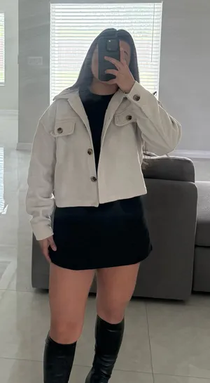 Shacket Beige Tan thumbnail 1