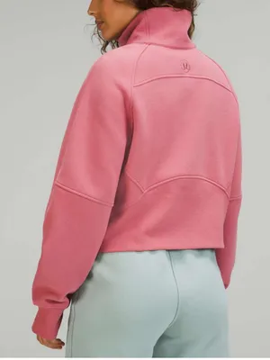 Women’s Lululemon Scuba Oversized Funnel Neck Half Zip Brier Rose XS/S thumbnail 2