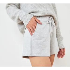 Quince NWOT XS Bundle SuperSoft Fleece Shorts & Organic Rib Long Sleeve Tee thumbnail 2