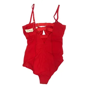 FREE PEOPLE x HAH Cut Out Bodysuit S Blood Orange Feminine Party Mesh Boho NWT thumbnail 7