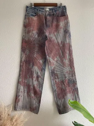 We The Free Free People Aurora Mid Rise Flare Size 26 ..Retail $248 thumbnail 3