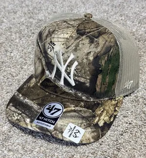 ’47 Brand MLB New York Yankees Real Tree Camo Hitch Trucker Hat thumbnail 1