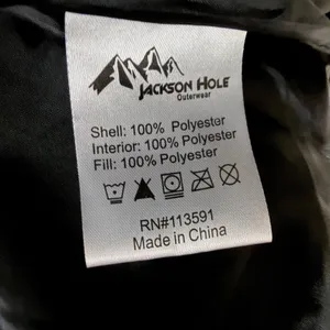 Jackson Hole Puffer Vest Women Large Black Quilted Full Zip Outdoor Hiking Layer thumbnail 7