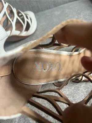 XOXO White Cutout Strappy Peep-Toe Heels thumbnail 5
