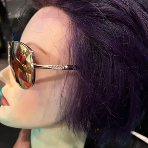 Gold Aviator Sunglasses thumbnail 4