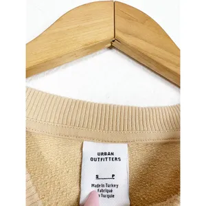 Urban Outfitters Crater Lake Overdyed Crew Neck Sweatshirt Small Yellow Oregon thumbnail 5