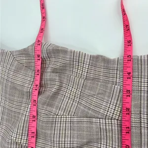 NWT Ann Taylor plaid v neck sheath dress purple‎ sz 4 thumbnail 5