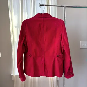 Y2K Vintage Suede Chore Jacket Deep Cherry Red Leather Coat Boho Western Utility thumbnail 11
