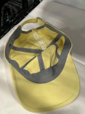 adidas Pale Yellow Baseball Cap with White Logo thumbnail 7