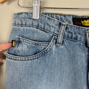 Todd Oldham Jeans 7x33 Blue Flare Leg Bell Bottom‎ Mid Rise Denim 90s Y2K Hippie thumbnail 14