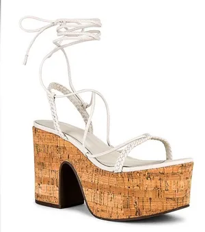 Schutz Maxima Cutout Platform  clogs sandals lace up Size 7,5 thumbnail 1