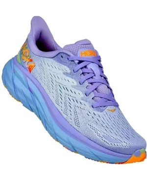 Hoka One One Clifton 8 Baby Lavender Smoke Green Road-Running Sneakers Size 8 SOLD thumbnail 1