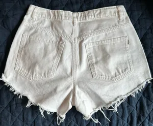 Garage White Jean Shorts thumbnail 3