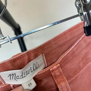 Madewell Slim Emmett Wide-Leg Crop Pants in Sweet Dahlia Size 25‎ thumbnail 5