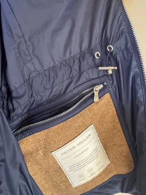 NWT Peter Millar Addison Quilted Travel Vest Navy M Medium Golf *CC customized* thumbnail 14
