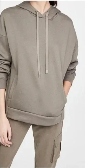 ALO Yoga Brown Interval Hoodie Sweatshirt Branch Womens Small thumbnail 1
