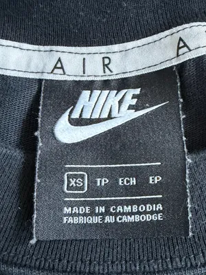 Nike Black Crewneck Sweatshirt with White Logo thumbnail 3