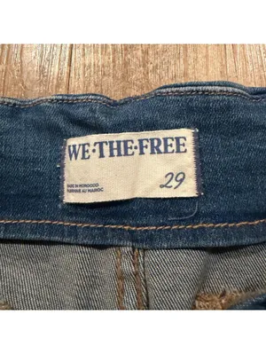 Free People Bella Moto Skinny Women’s Blue Jeans Size 29 thumbnail 6