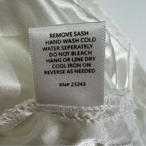 New York & Company White Lace Sheer Long Sleeve Blouse Small thumbnail 8