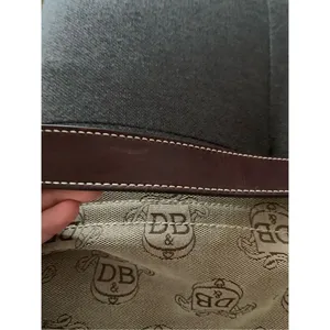DOONEY & BOURKE Donegal Crest Tan Logo Leather Strap Jacquard vintage thumbnail 9