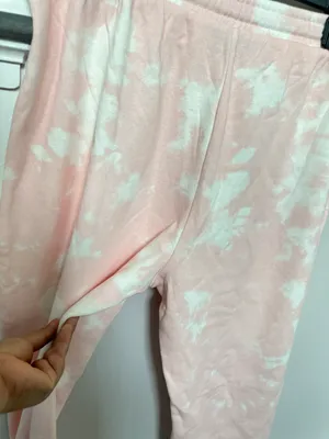 Rails Susan Komen Women s Size 2XL Pink Tie Dye Jogger Pants Ramona Warrior thumbnail 9