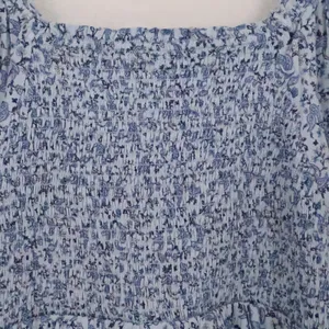 Old Navy Floral Tiered Mini Dress Womens Size XL Blue Ditzy Floral Milkmaid NWT thumbnail 11