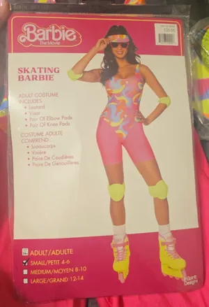 Skating Barbie Costume Pink thumbnail 2