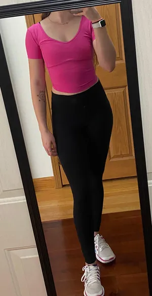 Lululemon align sonic pink tee thumbnail 2