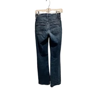 Madewell Kick Out Full Length Jeans Light Indigo‎ Blue Mid Rise Flare Size 24 thumbnail 3