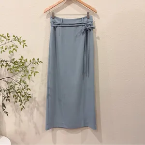 Sovere Volition Maxi Skirt Dawn Blue Size Small NWT Work Causal thumbnail 6