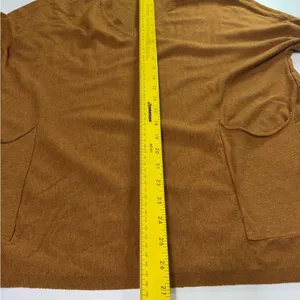 Altar'd State V-Neck Sweater in Rich Tan/burnt Orange-ish thumbnail 5