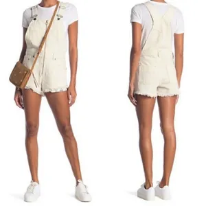 FREE PEOPLE Sunkissed Shortall Denim Jean Overalls Size 2 thumbnail 4