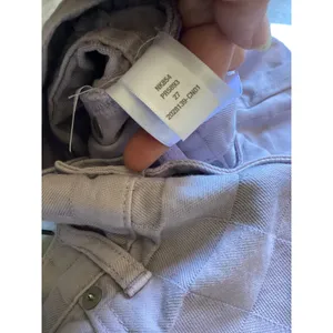 Madewell Lavender Purple Checkerboard High Rise Denim Shorts 27 NK854 thumbnail 8