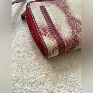 Vivienne Westwood Orb Long Wallet Red Strap Crossbody Bag thumbnail 5