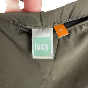 Lucy Active Womens Olive Green Lined Running Workout Shorts Athleisure Size M thumbnail 5
