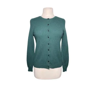 CASHMERE BY CHARTER CLUB Women’s Forest Green Button Up Cardigan thumbnail 2