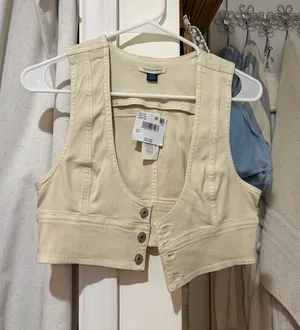 American Eagle denim top thumbnail 1
